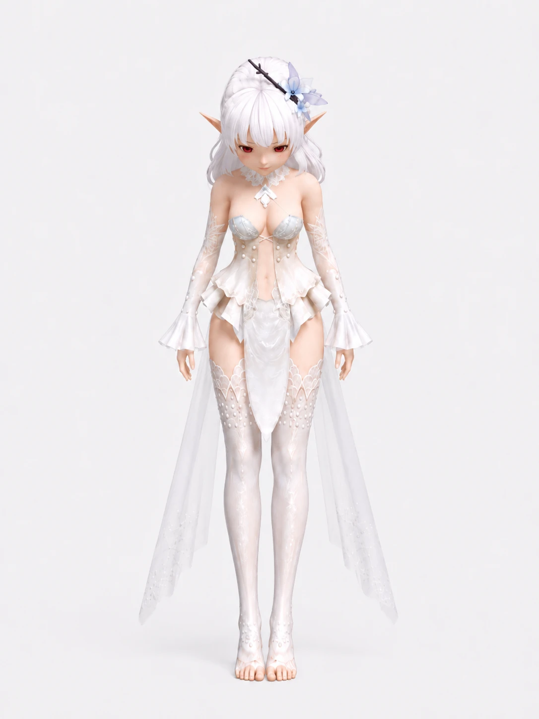 白色礼服人物角色